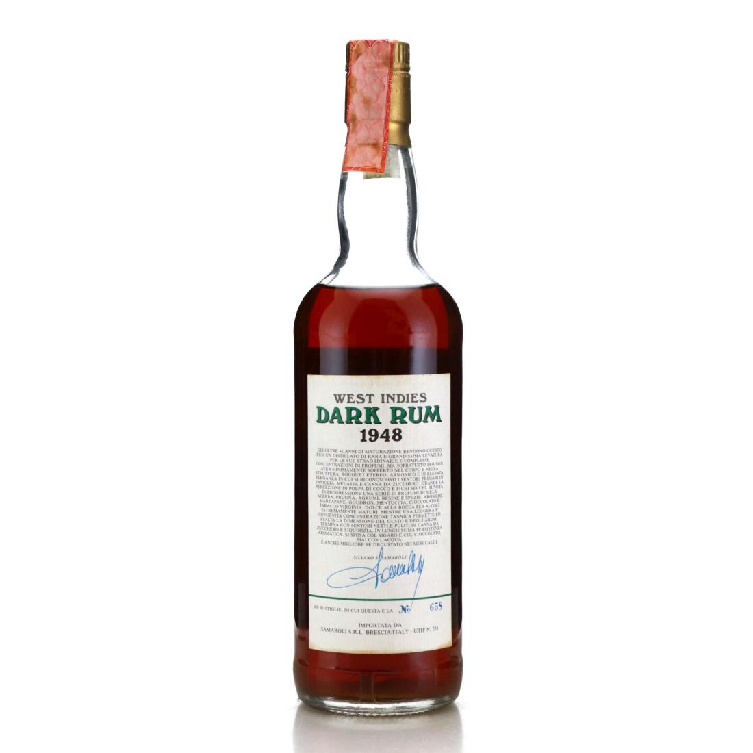 Image for West Indies Dark Rum 1948 Samaroli