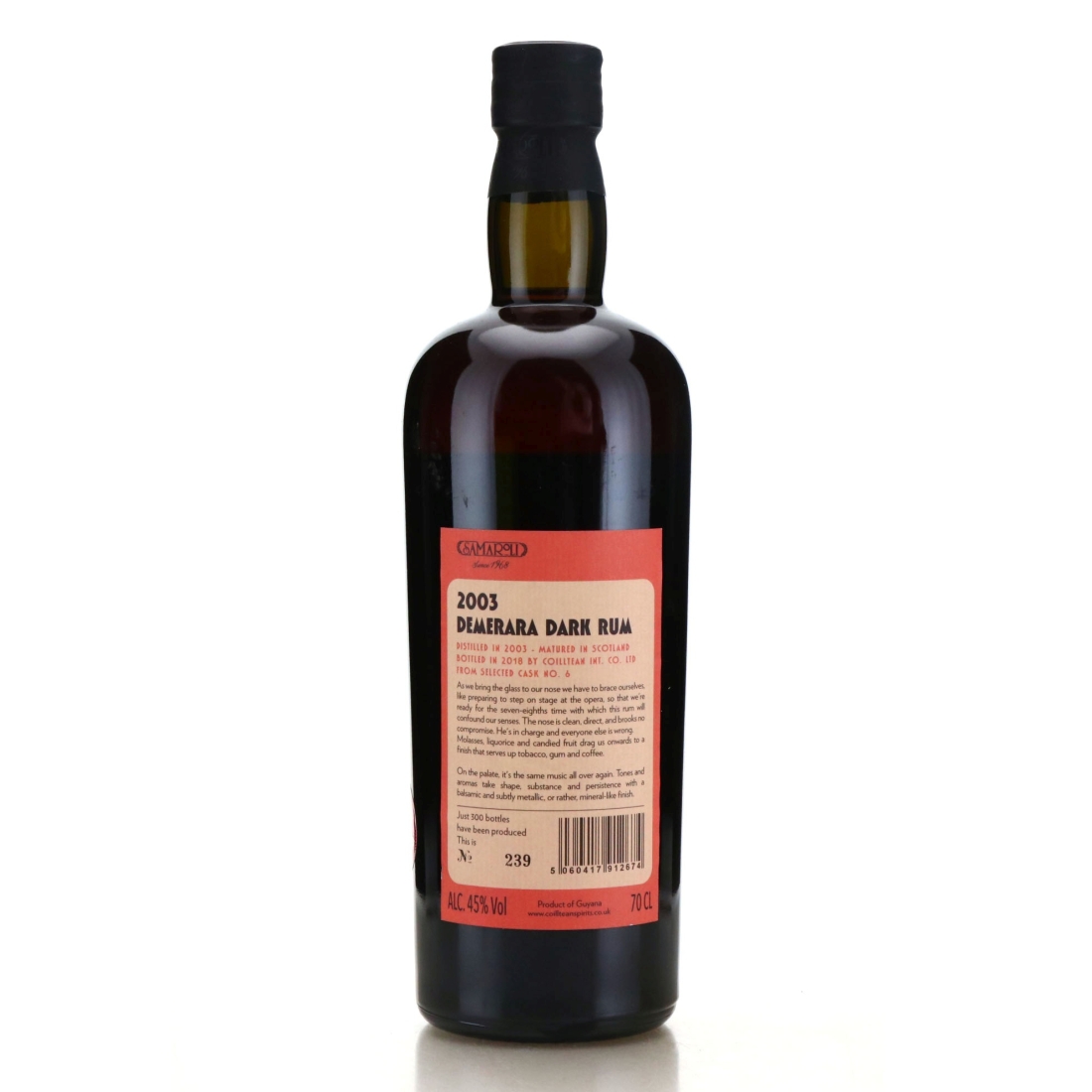 Image for Demerara Dark Rum 2003 Samaroli Single Cask #6