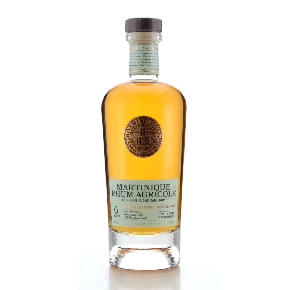 Martinique Rhum Agricole 6 Year Old Roaming Road 75cl / US Import