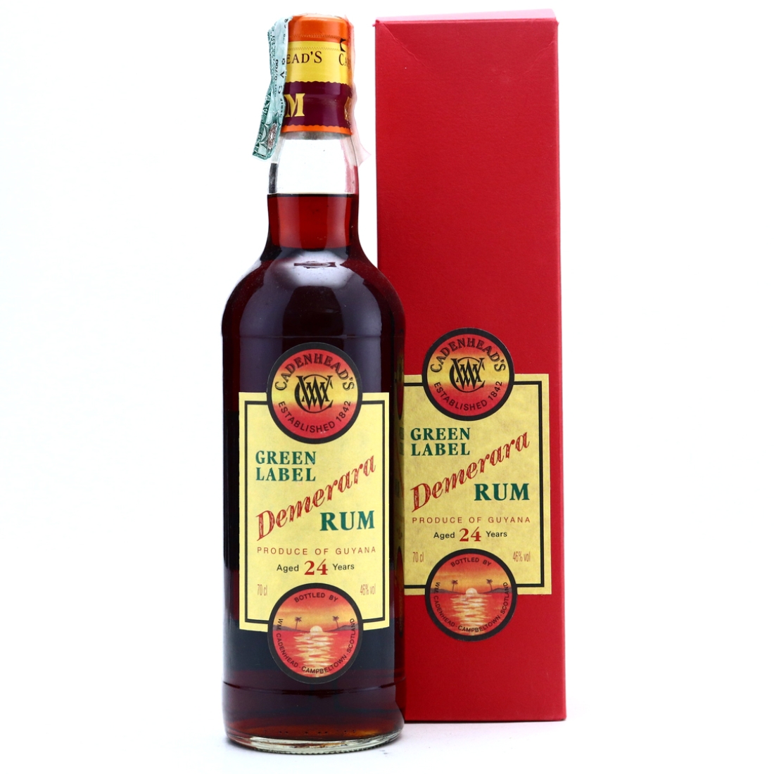 Demerara Rum 24 Year Old Cadenhead's Green Label