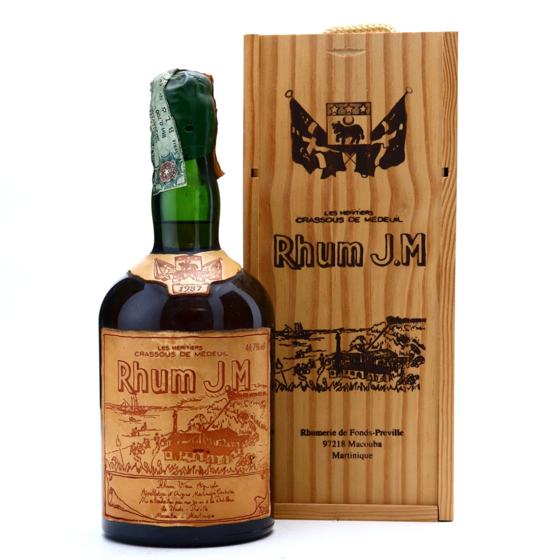 Rhum J.M 1987 Rhum Vieux 15 Year Old