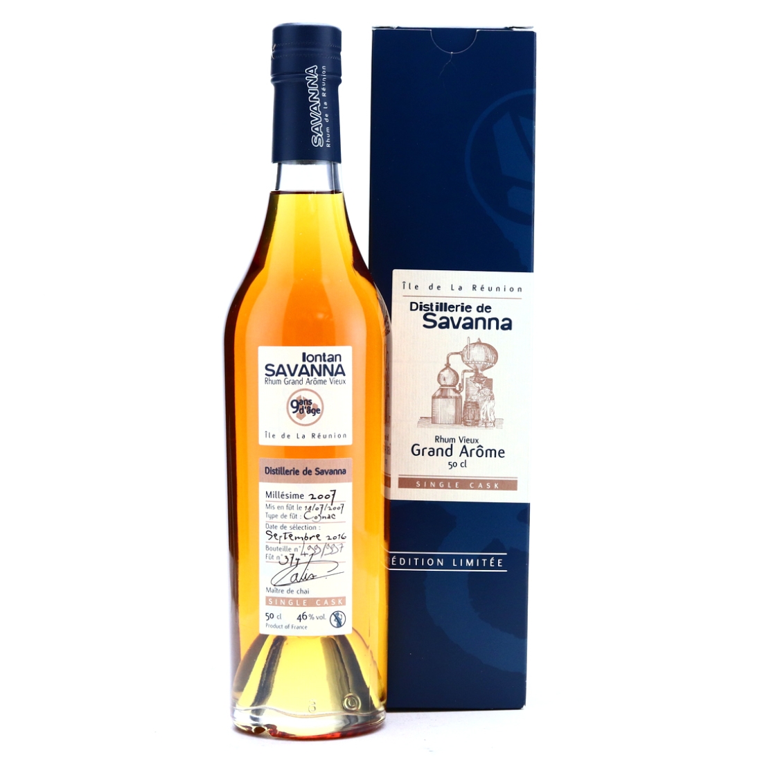 Savanna Lontan 2007 Single Cognac Cask 9 Year Old #374 50cl
