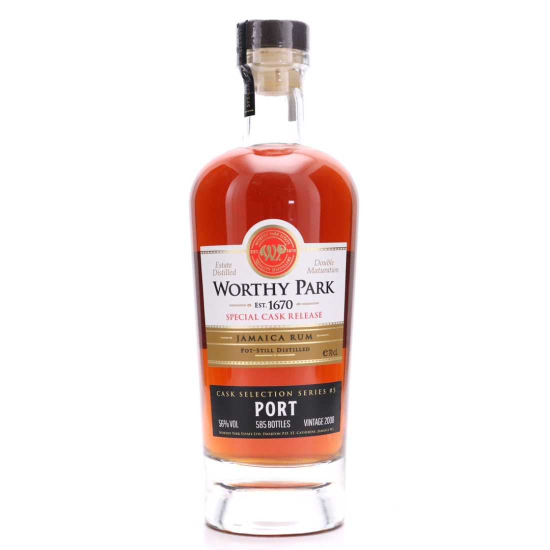 Worthy Park 2008 Port Cask Selection Series #5