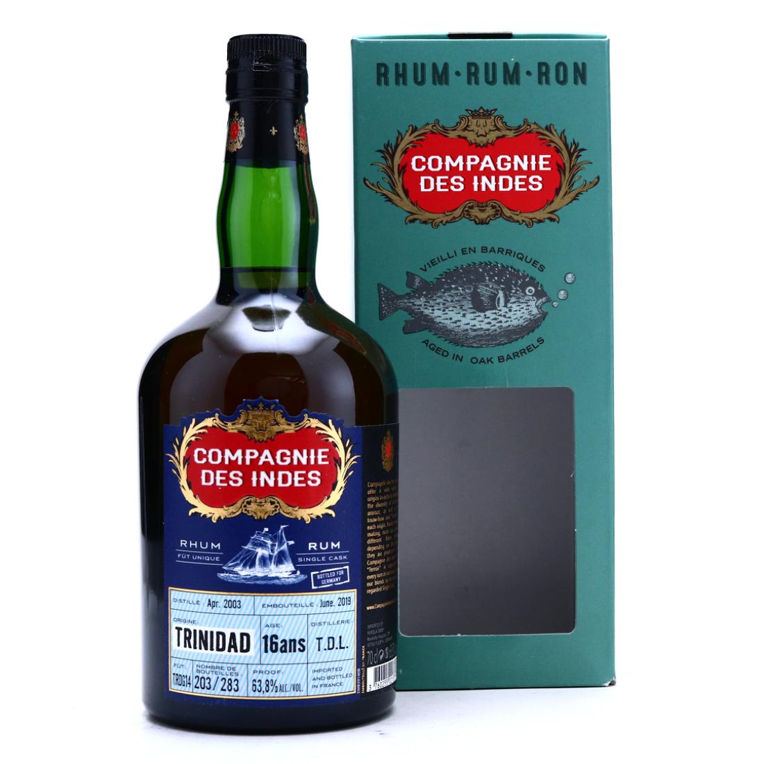 Trinidad Distillers 2003 Compagnie des Indes 16 Year Old / Germany