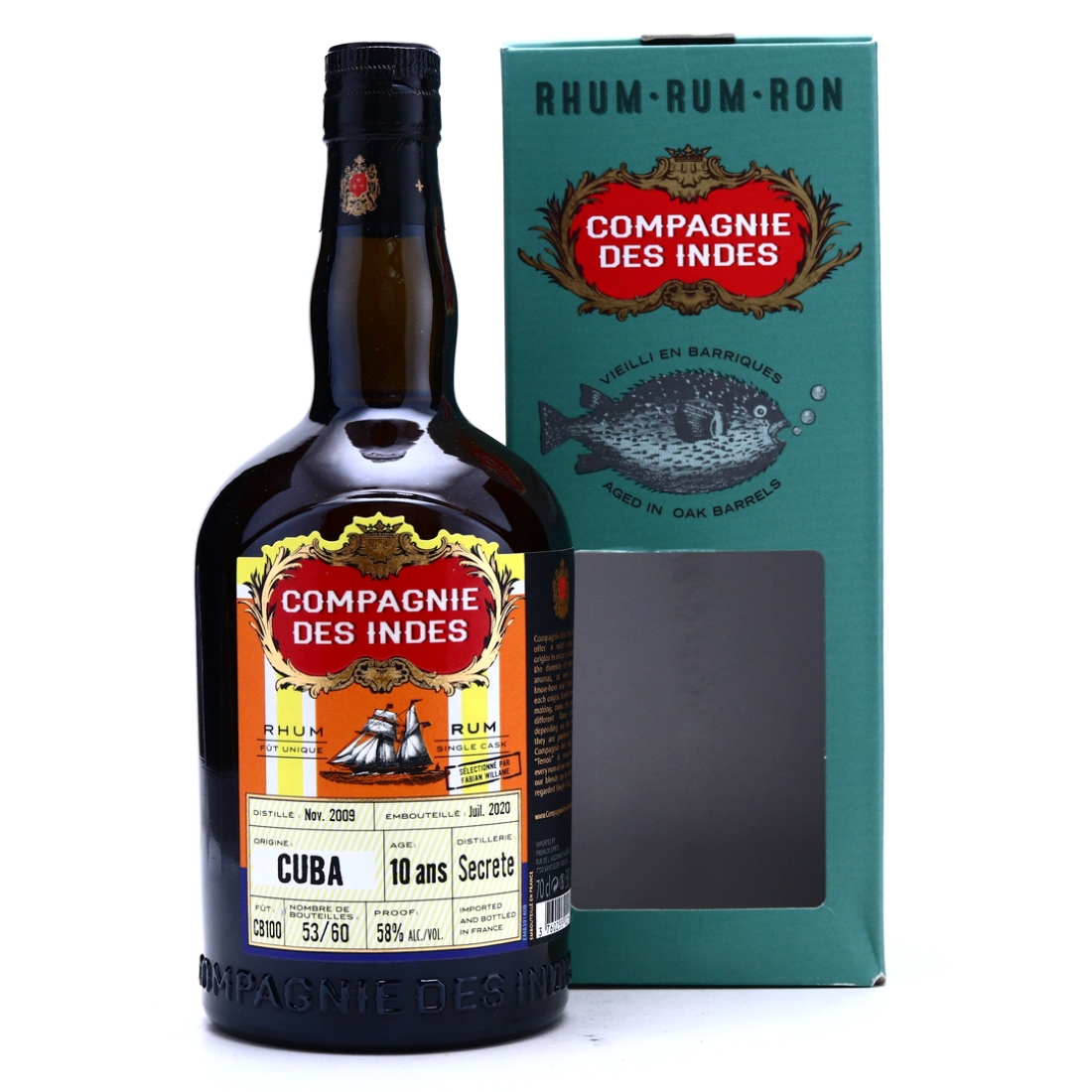 Cuba Rum 2009 Compagnie des Indes 10 Year Old