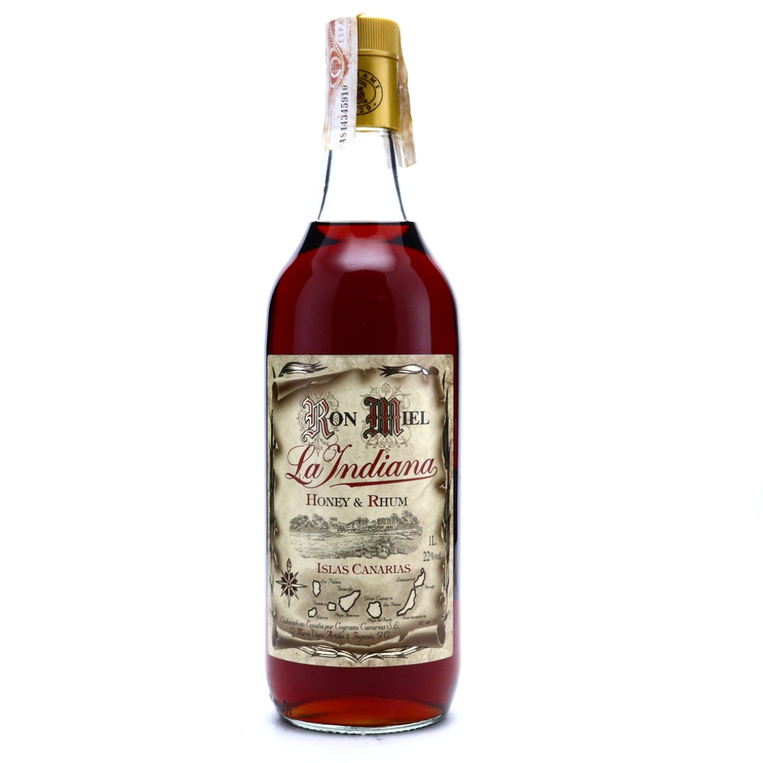 Ron Miel La Indiana 1 Litre