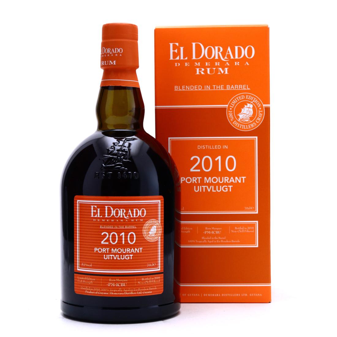 Image for Port Mourant, Uitvlugt & Diamond <PM>ICBU<SVW> 2010 El Dorado Blended in the Barrel