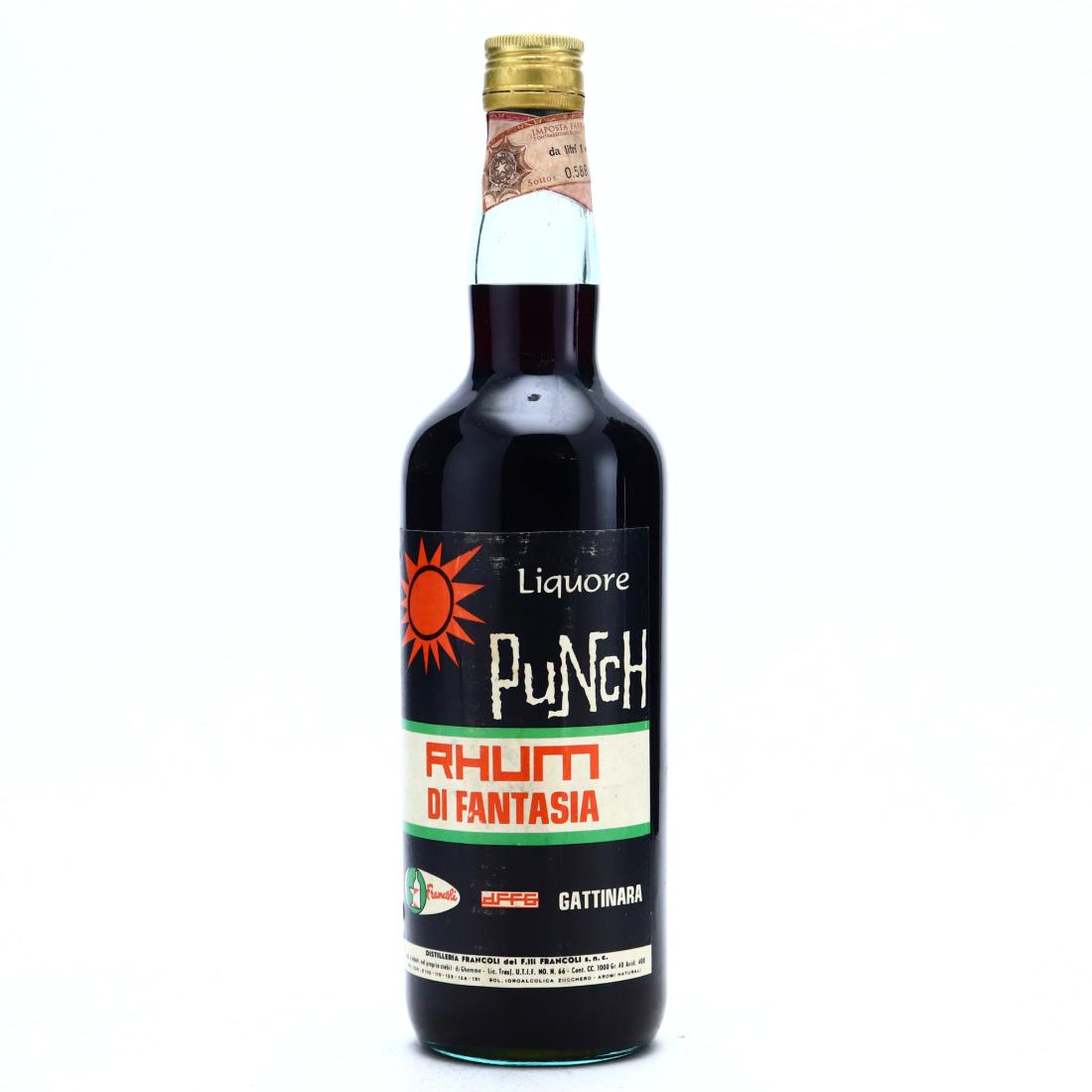 Francoli Punch Rhum di Fantasia 1 Litre 1960s