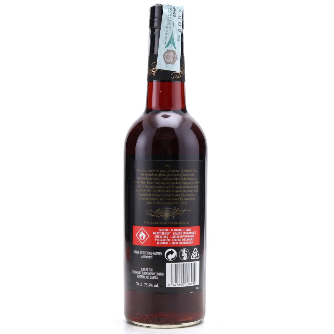 Image for Lemon Hart 151 Proof Demerara Rum