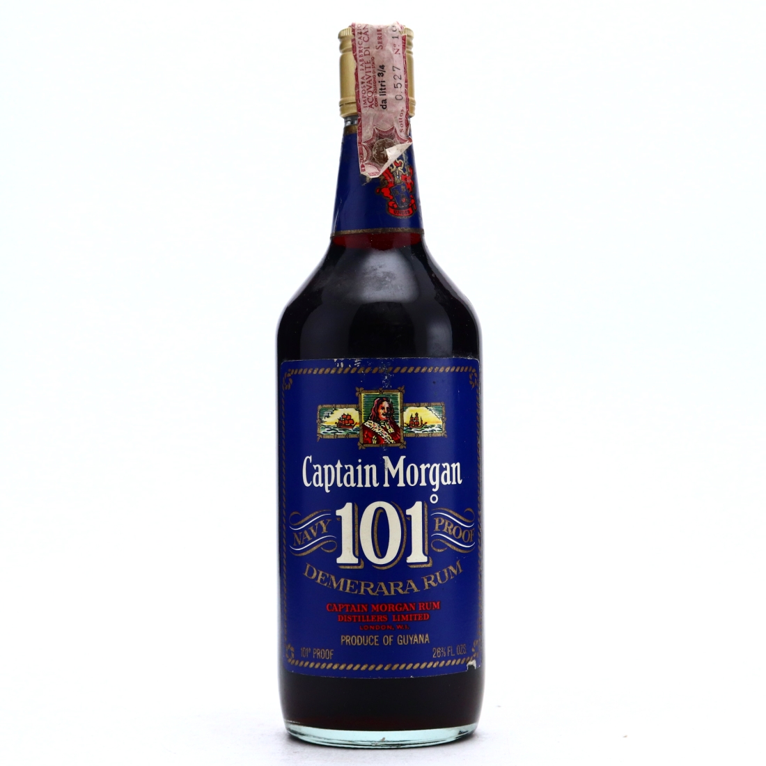 Captain Morgan 101 Navy Proof Demerara Rum 1970s