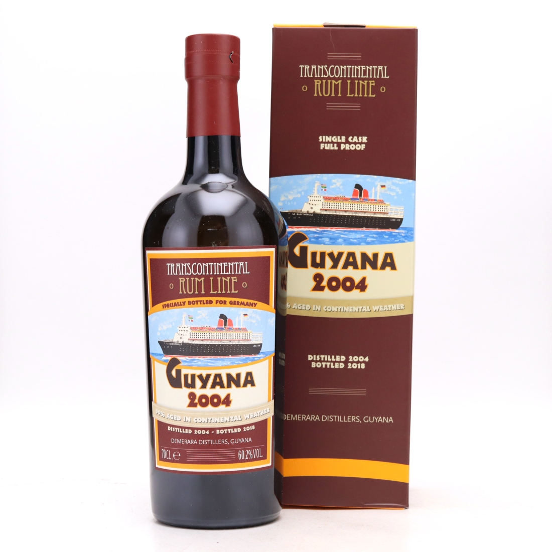Guyana Rum 2004 Transcontinental Rum Line / Kirsch Whisky