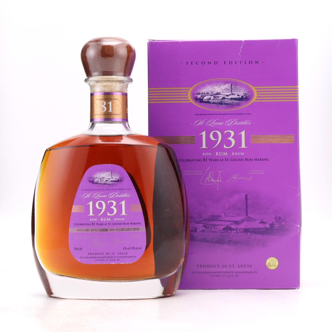 Image for 1931 Rum Batch 02