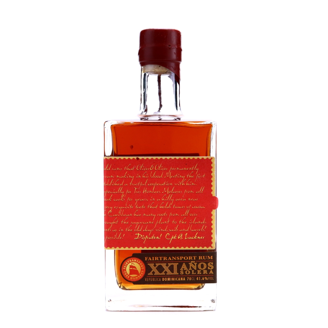 Dominican Rum 21 Year Solera Tres Hombres