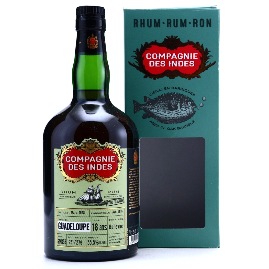 Bellevue 1998 Compagnie des Indes 18 Year Old / Germany