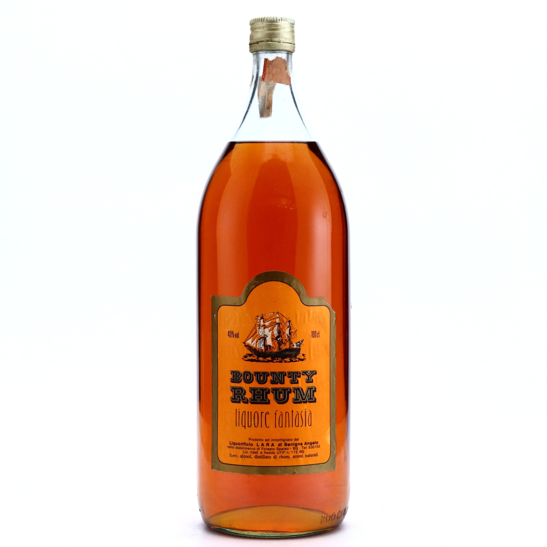 Bounty Rhum Liquore Fantasia 2 Litre circa 1970s