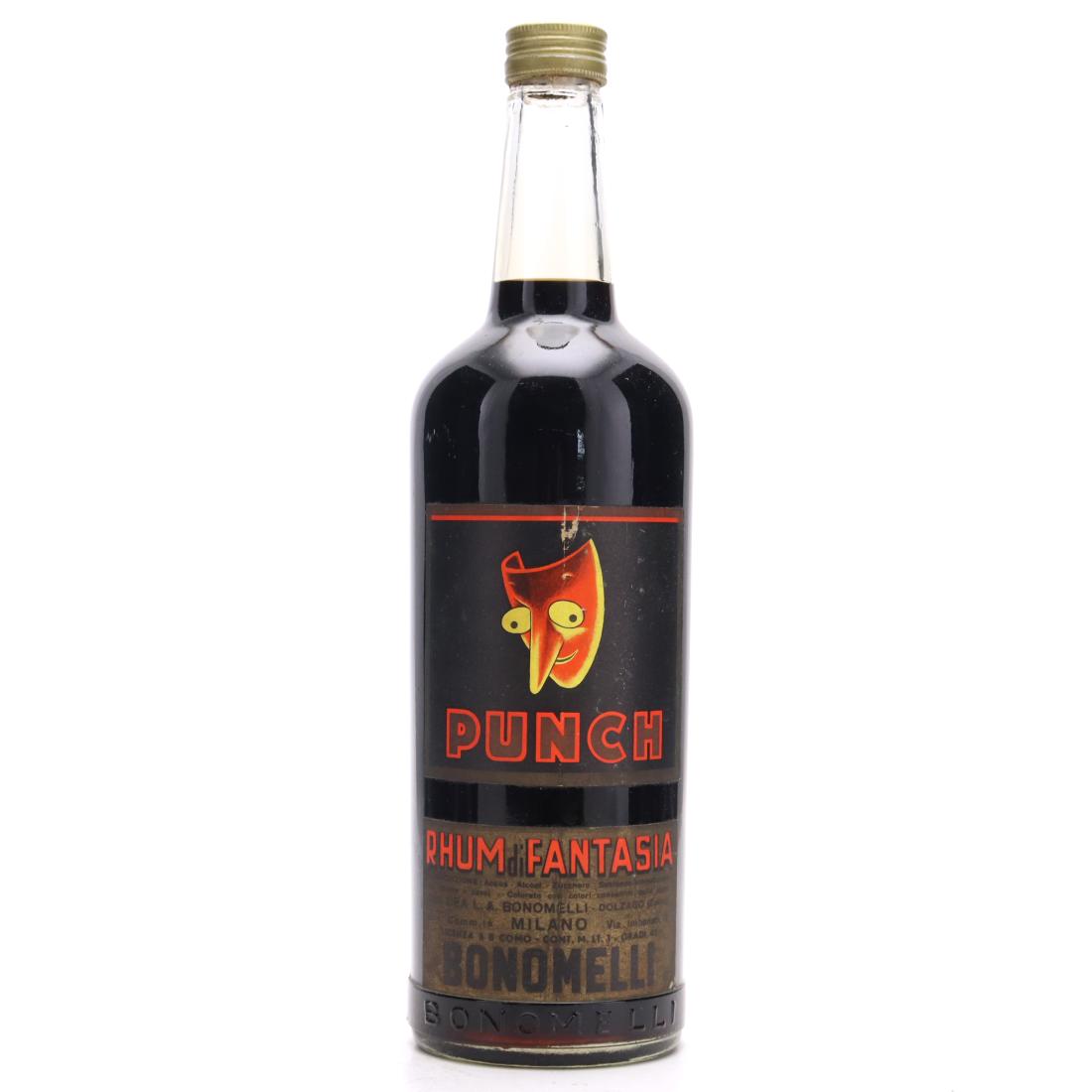 Bonomelli Punch Rhum di Fantasia 1 Litre 1960s