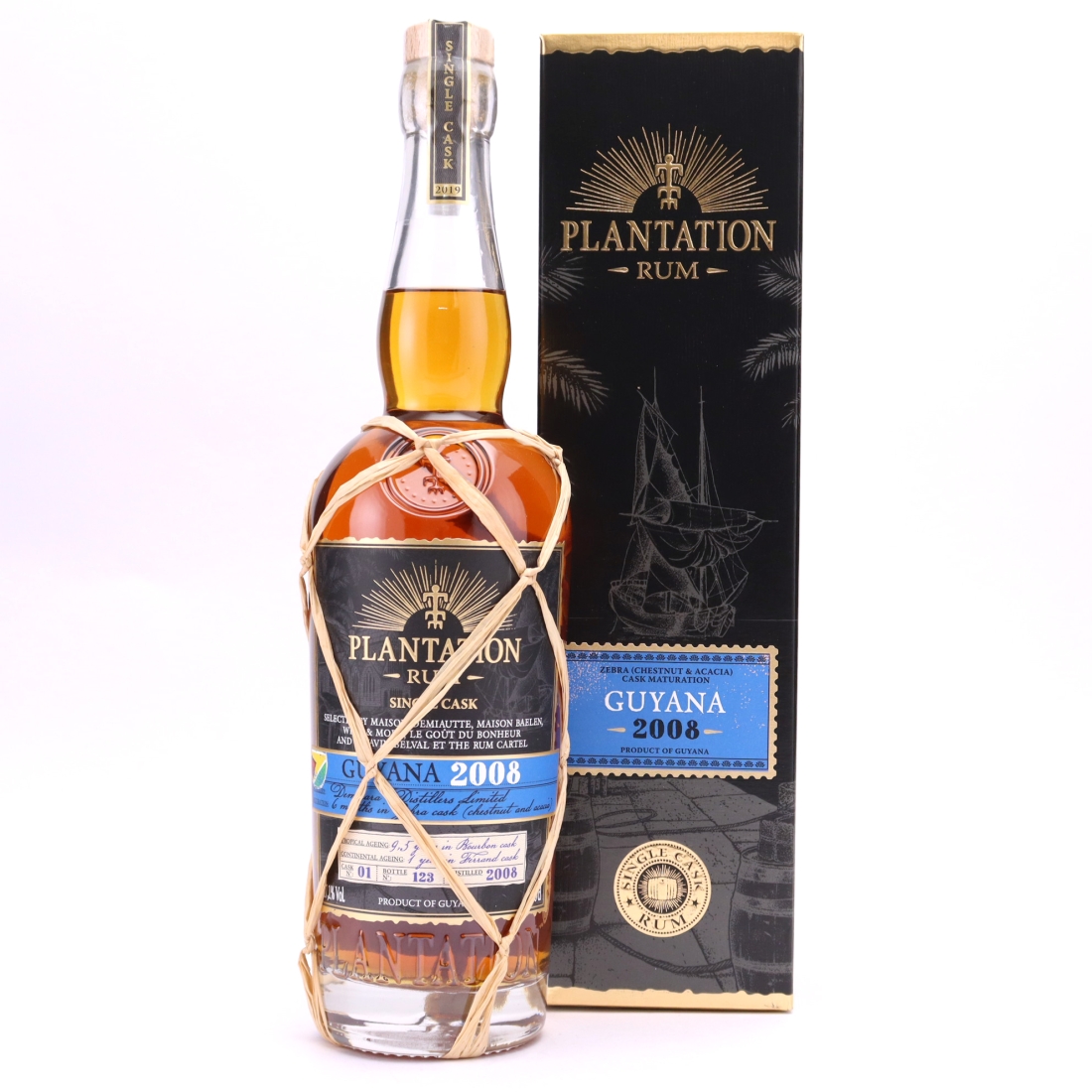 Diamond Pot Still 2008 Plantation Single Zebra Cask Finish #1