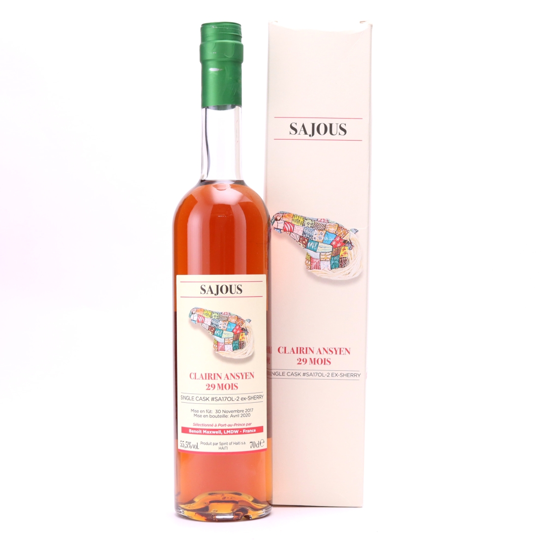 Sajous 2017 Single ex-Sherry Cask 29 Month Old Clairin Ansyen / Benoit Maxwell, LMDW