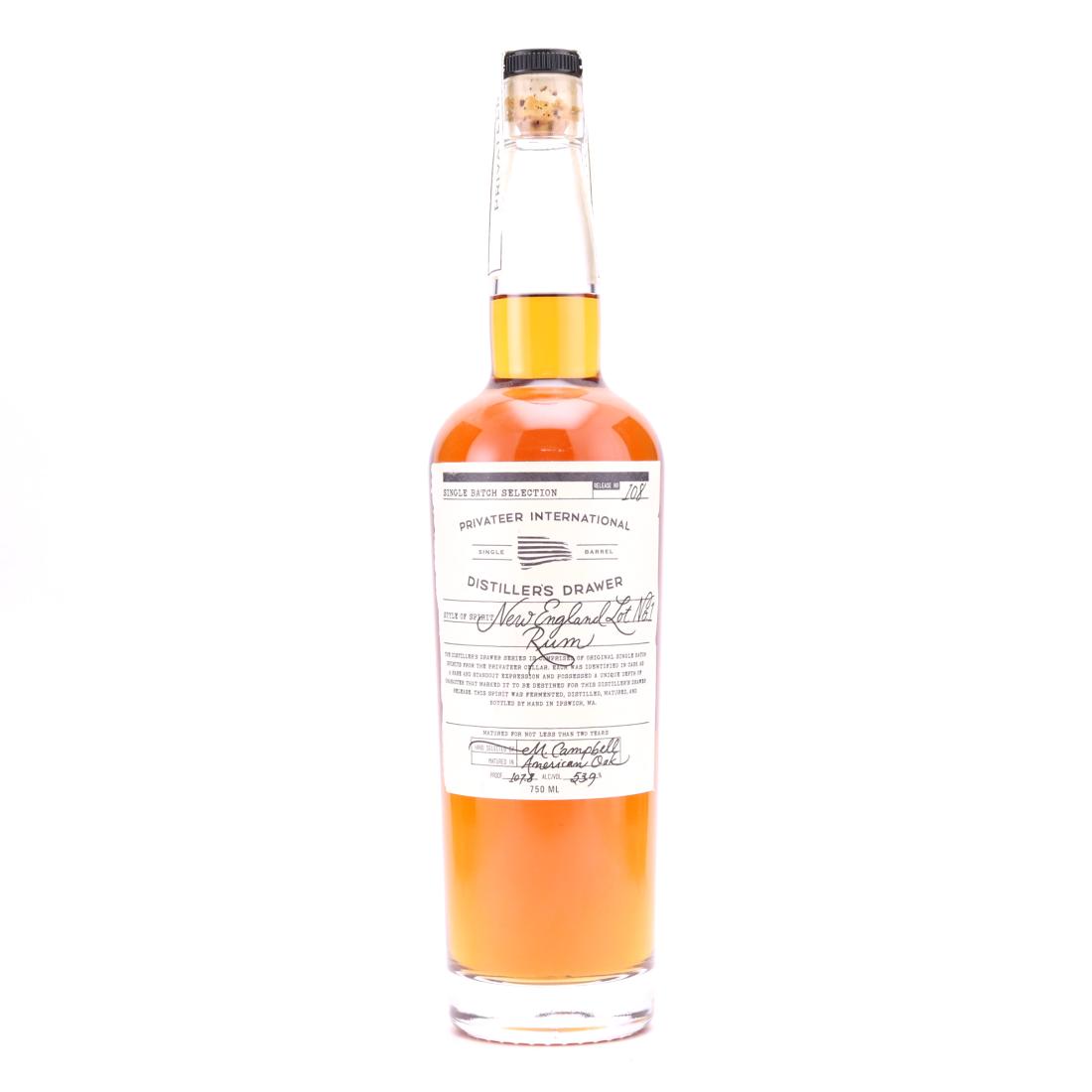 Privateer Distiller's Drawer #108 New England Lot No.1