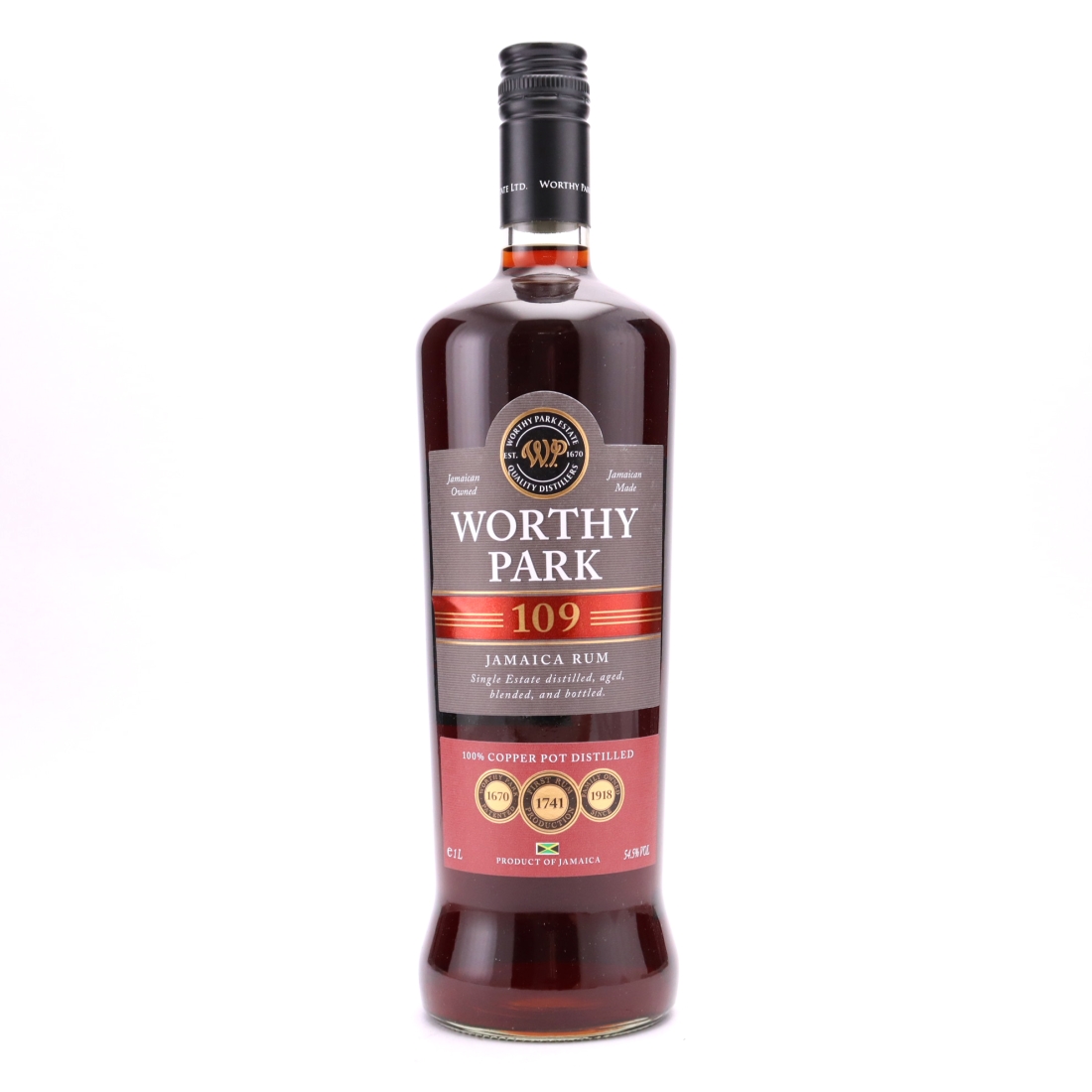 Worthy Park 109 Single Estate 1 Litre