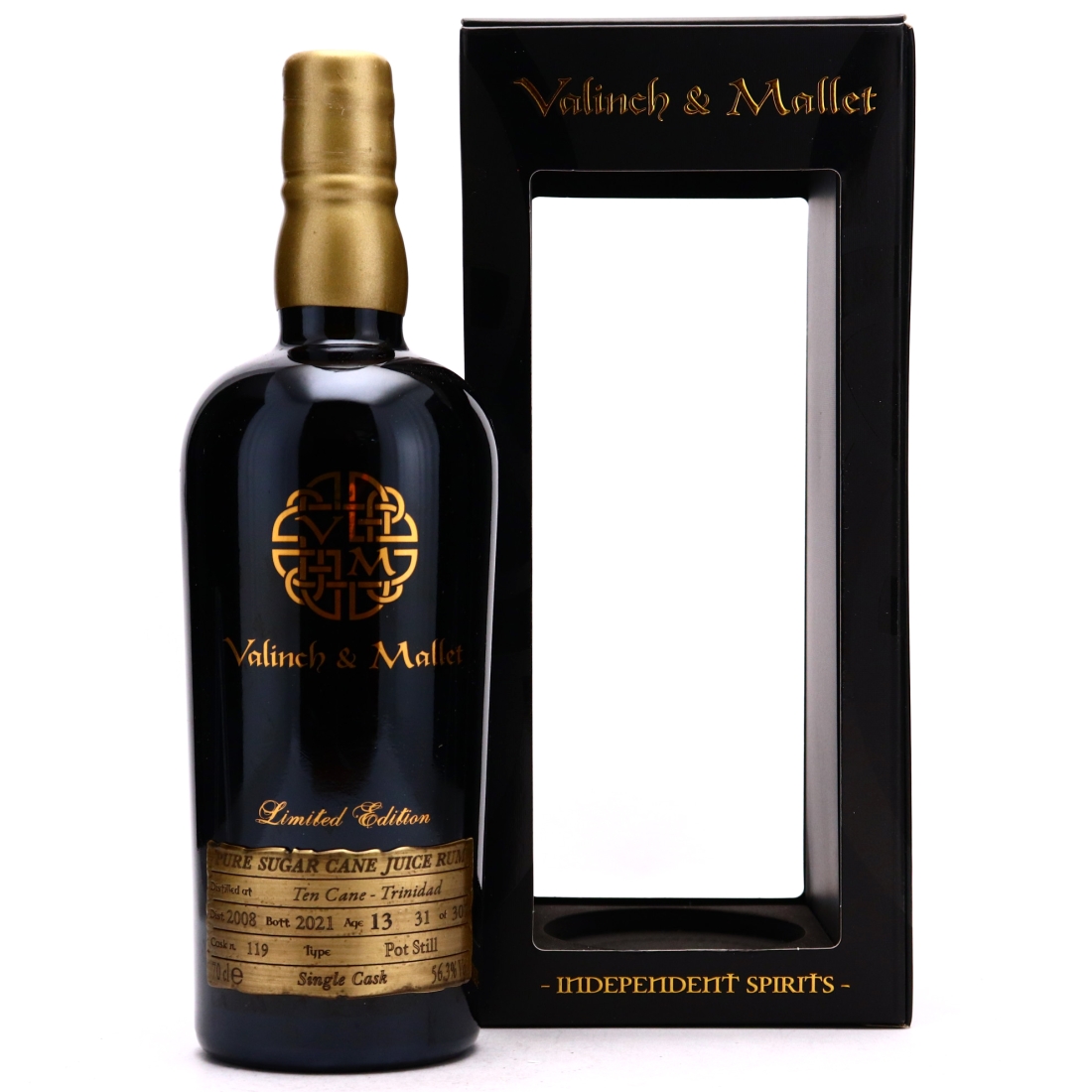 Ten Cane 2008 Valinch & Mallet 13 Year Old The Spirit of Art