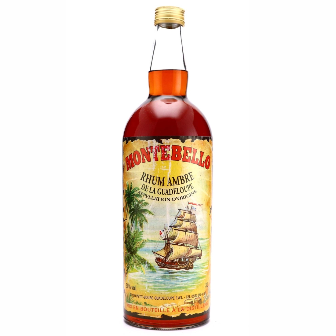 Montebello Rhum Ambre 3 Litre