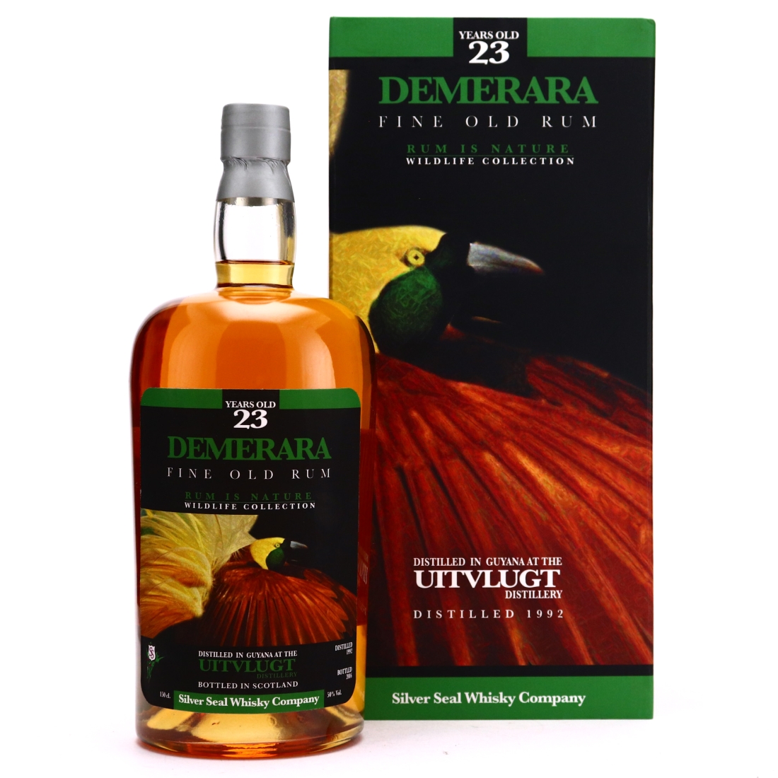 Uitvlugt 1992 Silver Seal 23 Year Old 1.5 Litre / Rum is Nature