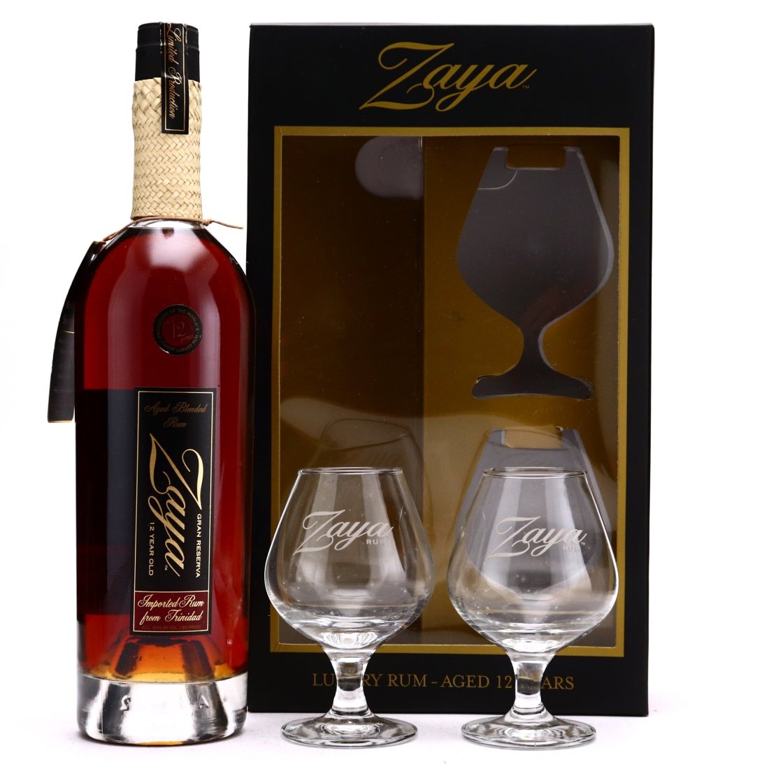 Zaya 12 Year Old Gran Reserva Gift Pack  75cl / US Import