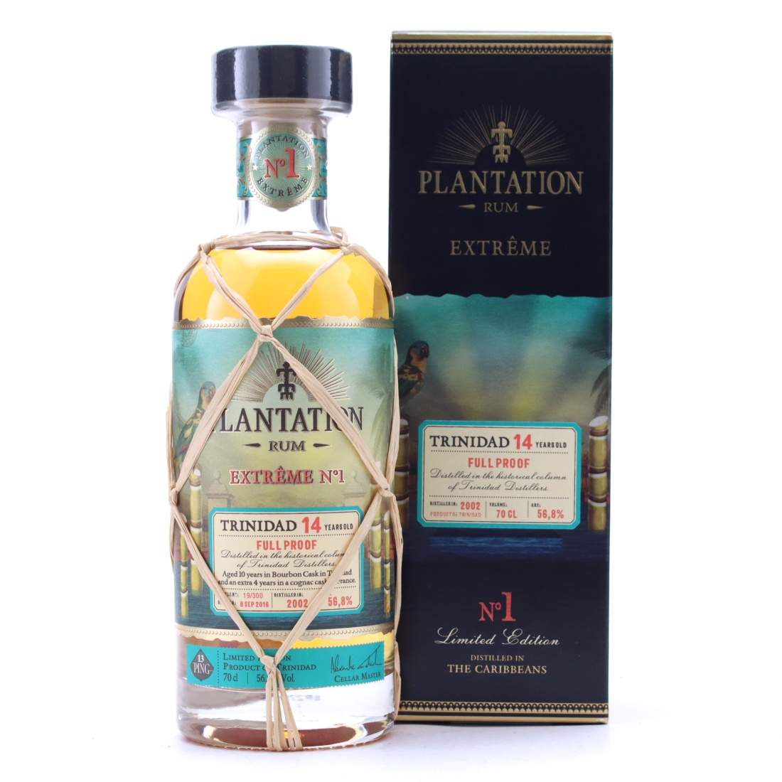 Trinidad Distillers 2002 Plantation 14 Year Old Extreme No.1 / Ping No.13