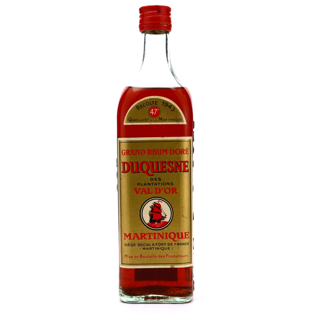Duquesne Val D'or 1943 Grand Rhum Doré