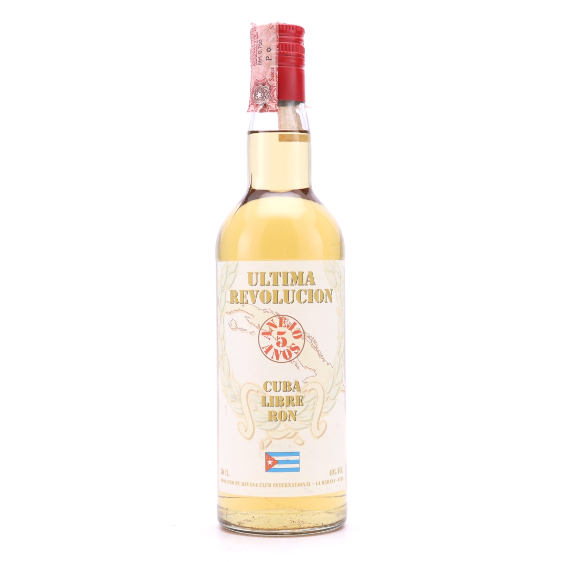 Ultima Revolucion 5 Year Old Cuba Libre Ron 