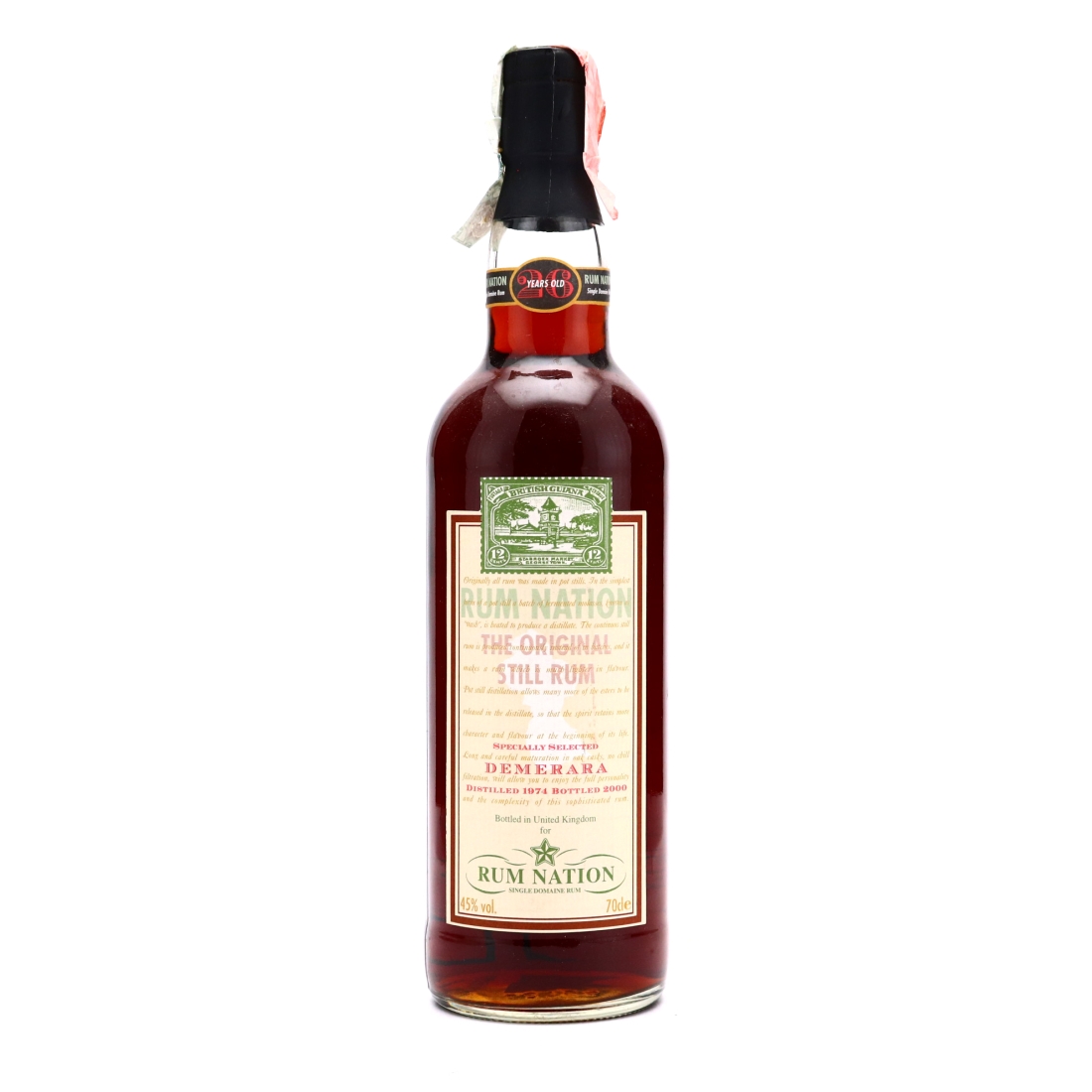 Demerara Rum 1974 Rum Nation 26 Year Old