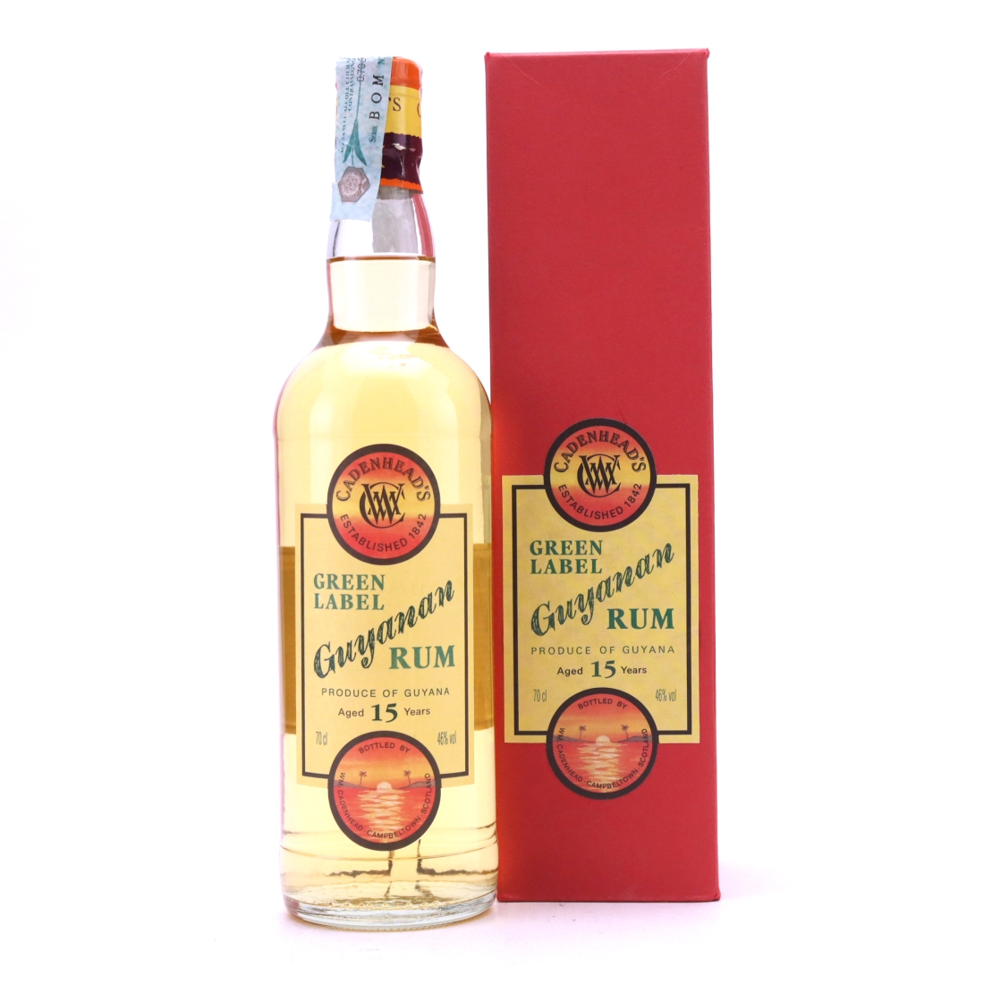 Guyana Rum 15 Year Old Cadenhead's Green Label