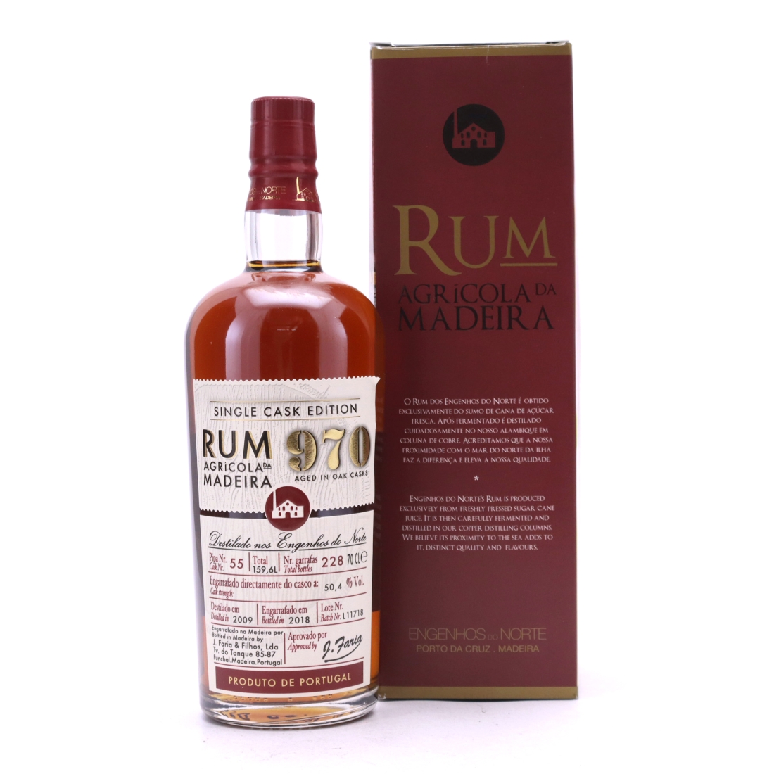 Engenhos do Norte 2009 Rum 970 Single Cask #55