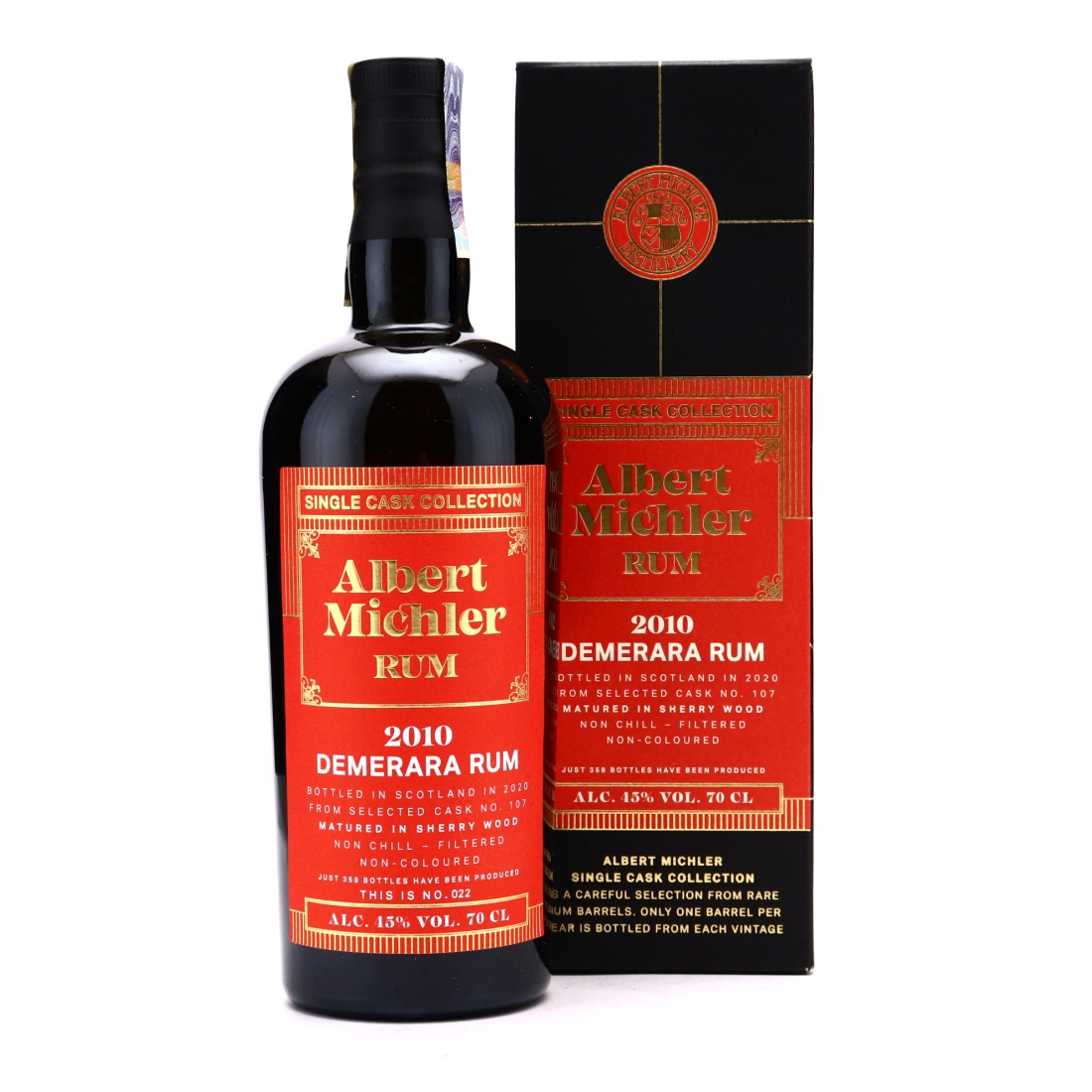 Demerara Rum 2010 Albert Michler 10 Year Old