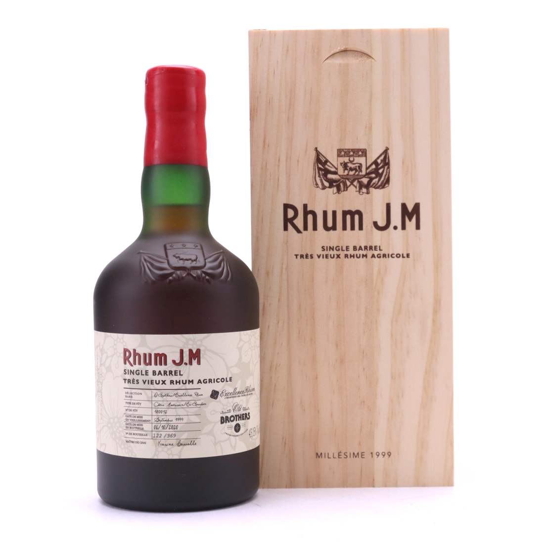 Rhum J.M 1999 Single Cask 20 Year Old 50cl /  Excellence Rhum