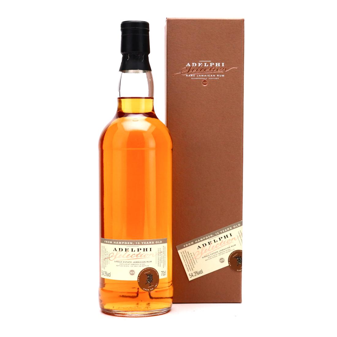未開封 ADELPHI from HAMPDEN15年 54.3度 700ml ジャマイカラム