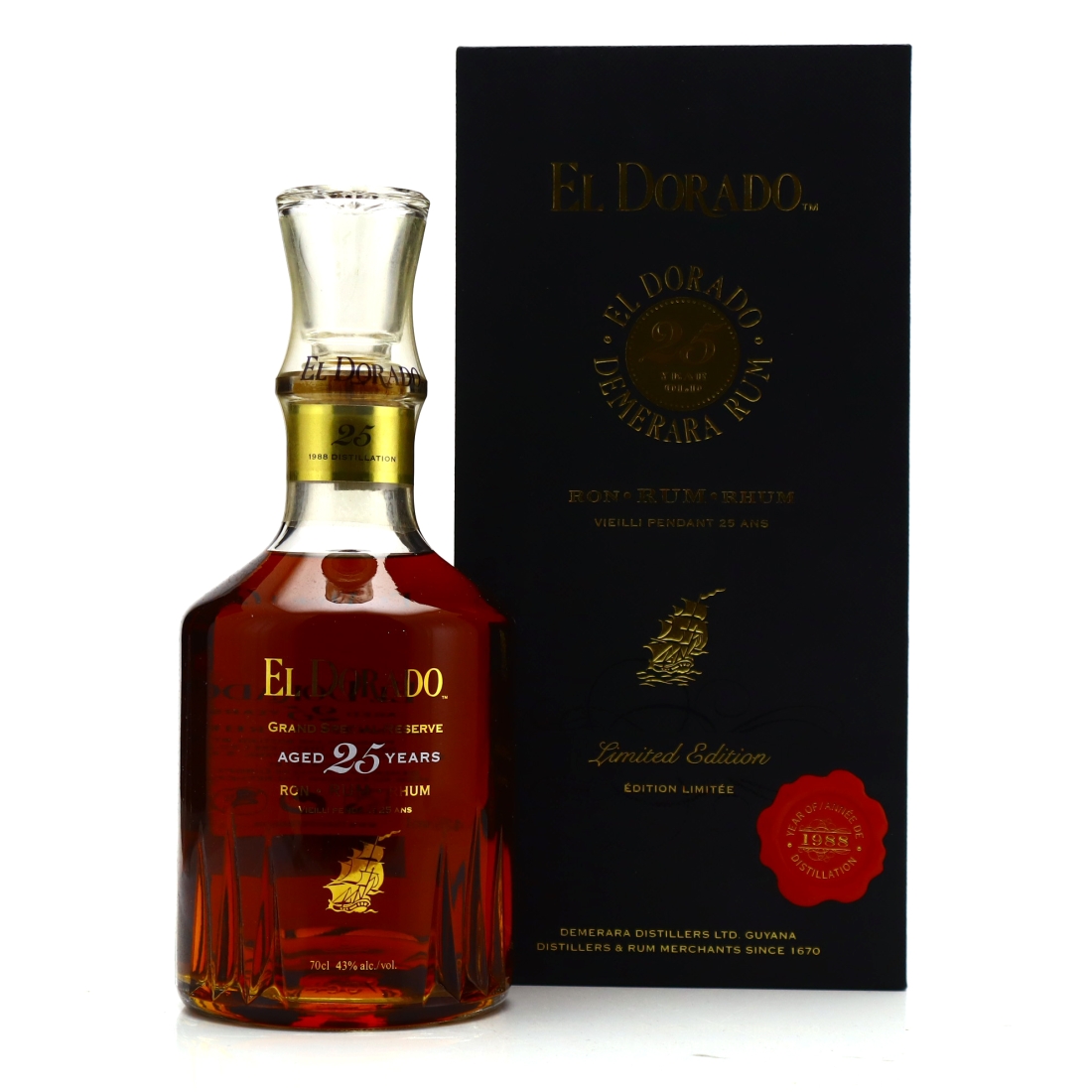 El Dorado 1988 25 Year Old Exquisite Reserve