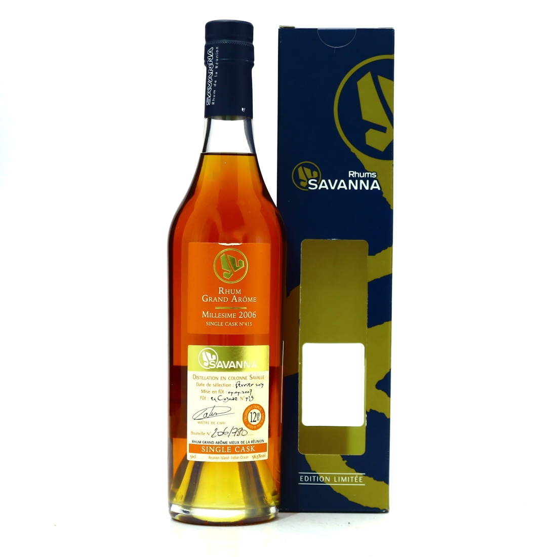 Savanna Grand Arome 2006 Single Cognac Cask 12 Year Old #415 50cl