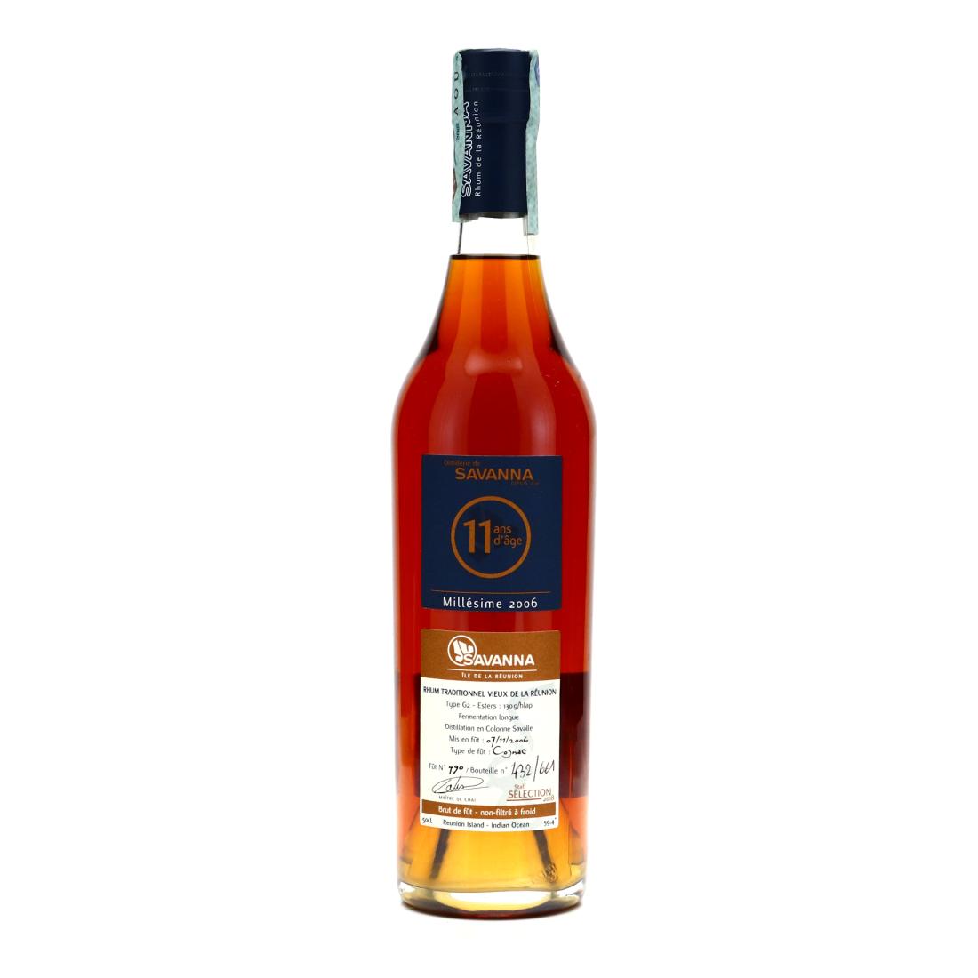 Savanna Agricole 2006 Single Cognac Cask 11 Year Old #490 50cl