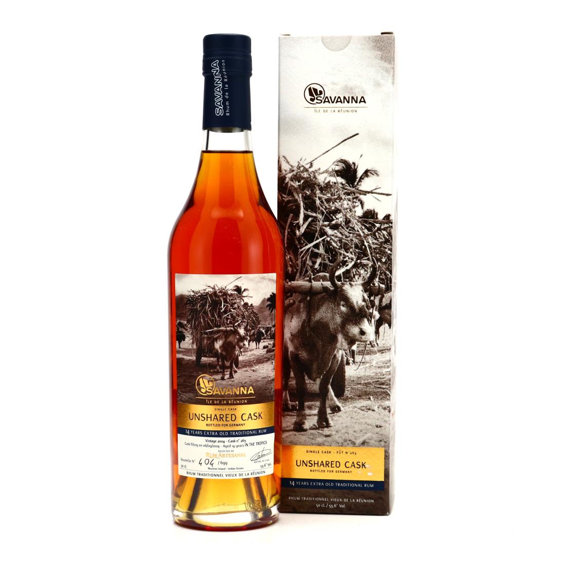 Image for Savanna Traditionnel 2004 Single Cask 14 Year Old #263 50cl - Rum Artesanal
