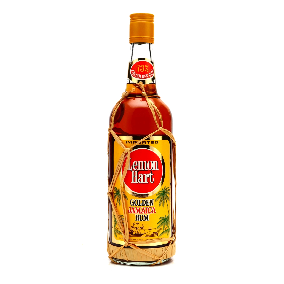 Lemon Hart Golden Jamaica Rum 73% 1980s / German Import