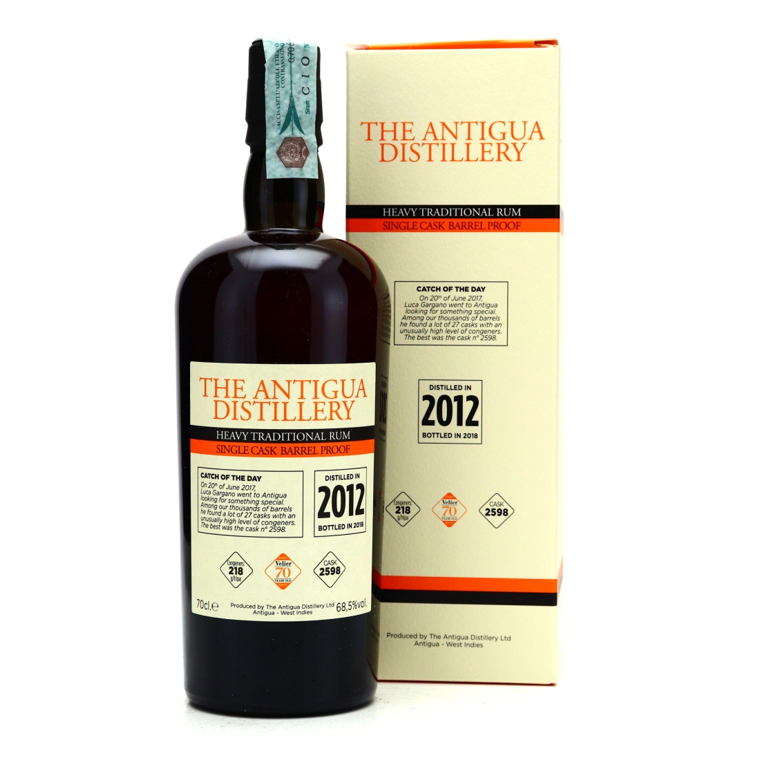 Antigua 2012 Velier Catch of the Day Single Cask Heavy / 70th Anniversary