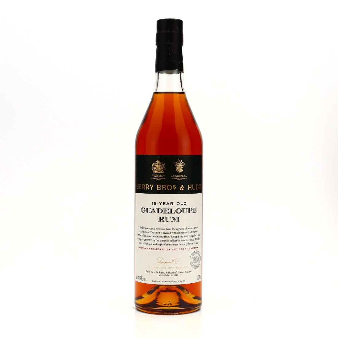 Guadeloupe Rum 19 Year Old Berry Brothers and Rudd / The Nectar