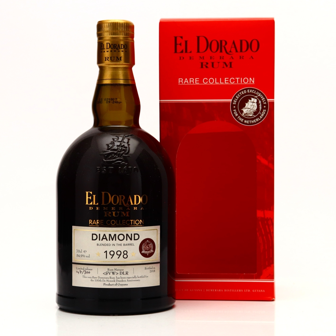 Diamond <SVW>DLR 1998 El Dorado Blended in the Barrel / De Monnik 100th Anniversary