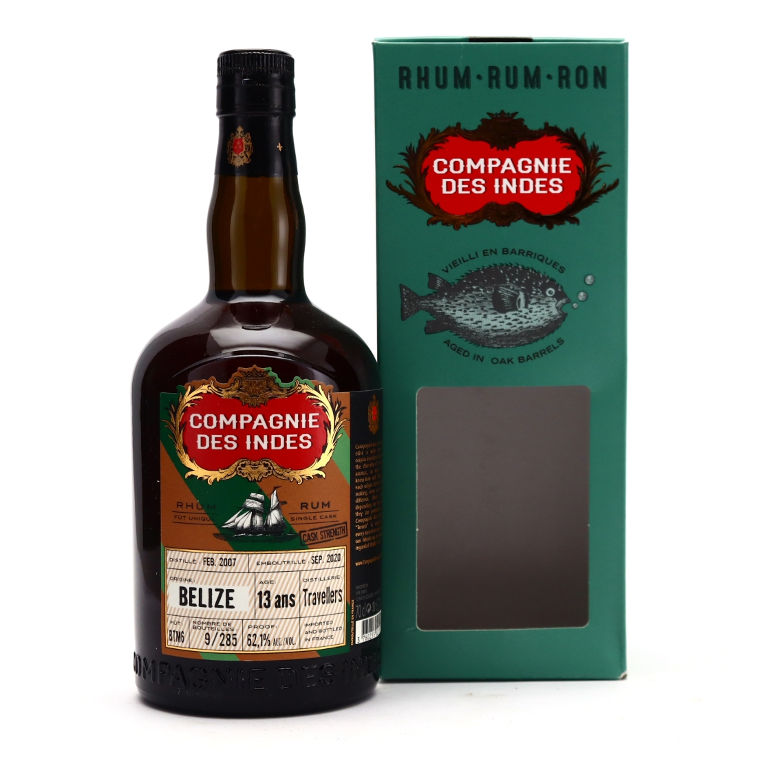 Travellers 2007 Compagnie des Indes 13 Year Old Cask Strength