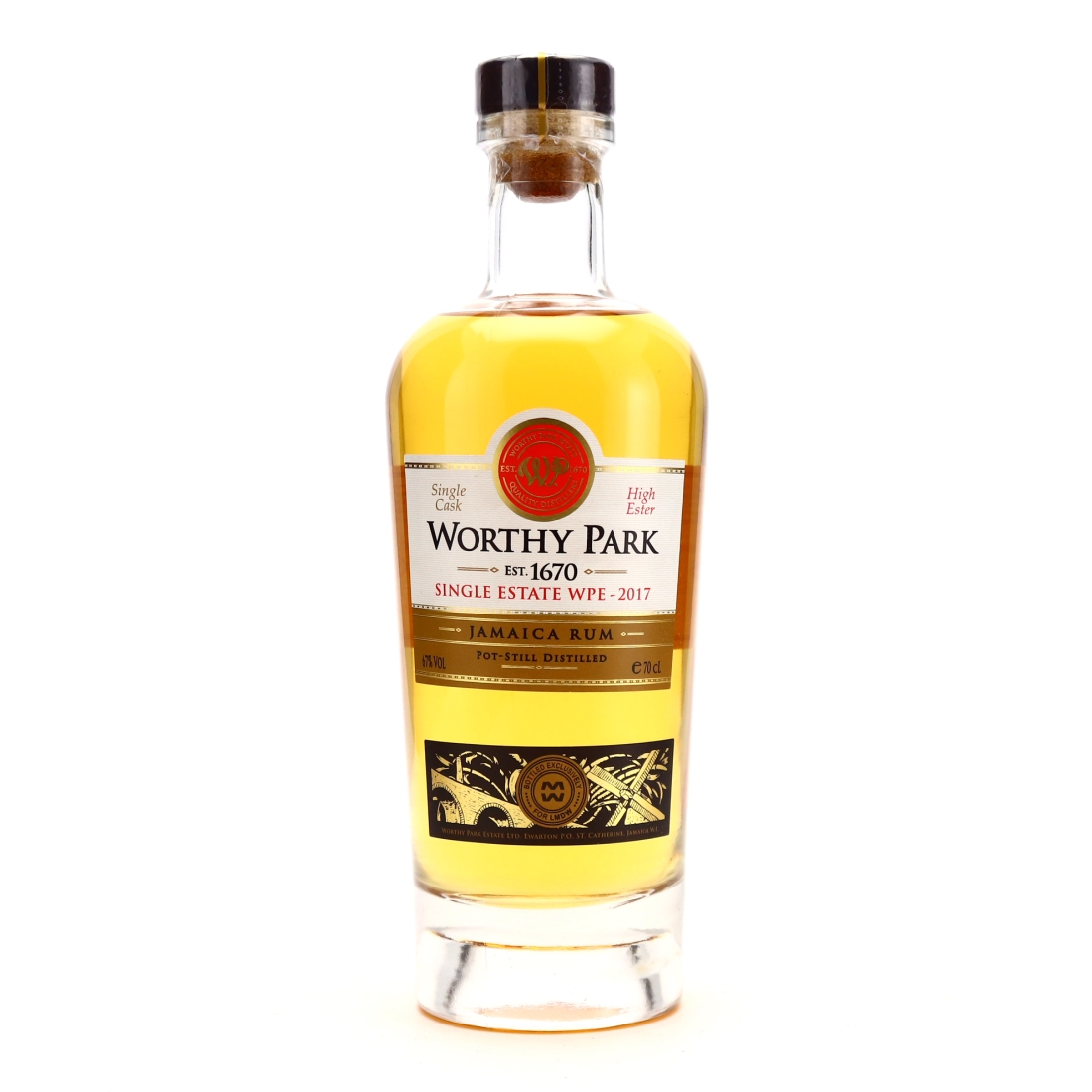 Worthy Park WPE 2017 Single Cask 2 Year Old / LMDW