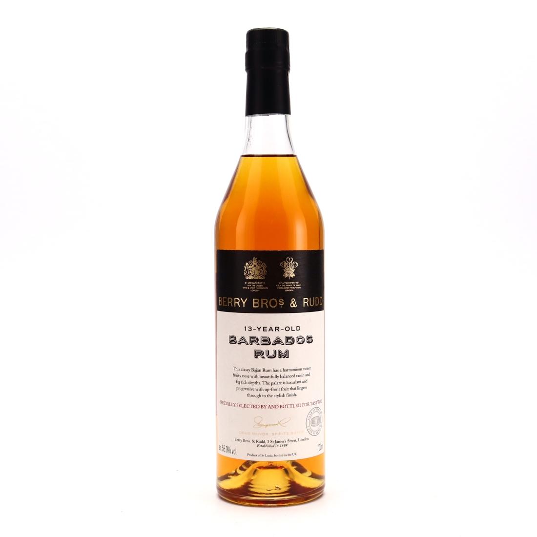 Barbados Rum 13 Year Old Berry Brothers and Rudd / TasTToe