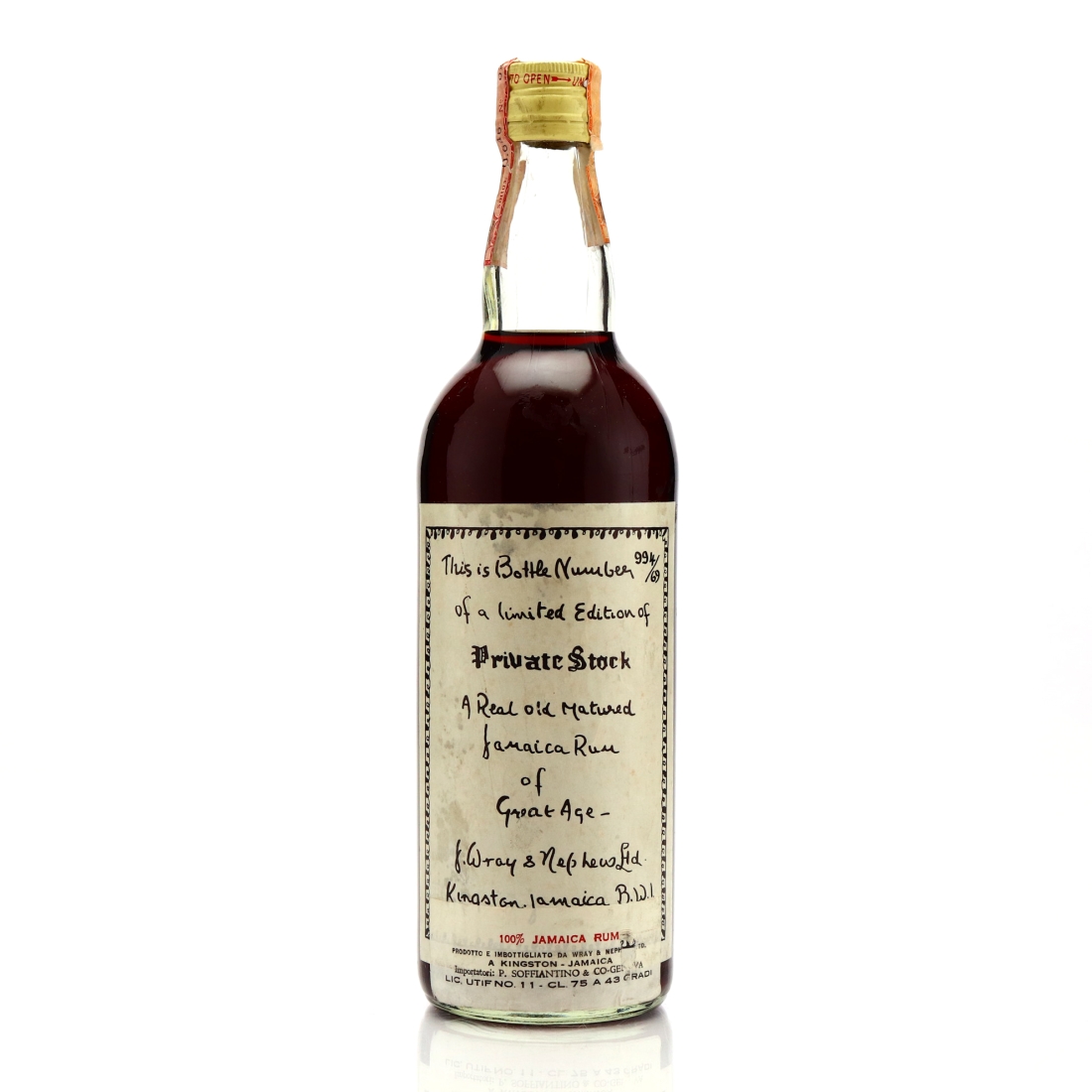 Wray and Nephew Private Stock 1969