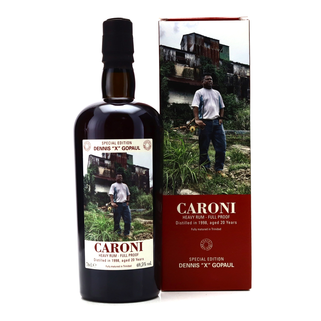 Image for Caroni 1998 Full Proof 20 Year Old Heavy - Dennis "X" Gopaul
